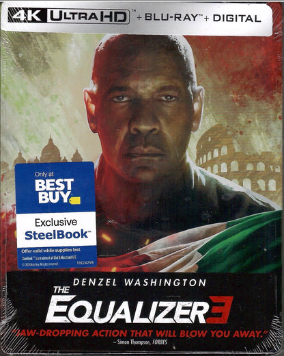 The Equalizer 3 4K SteelBook (2023)(Exclusive)