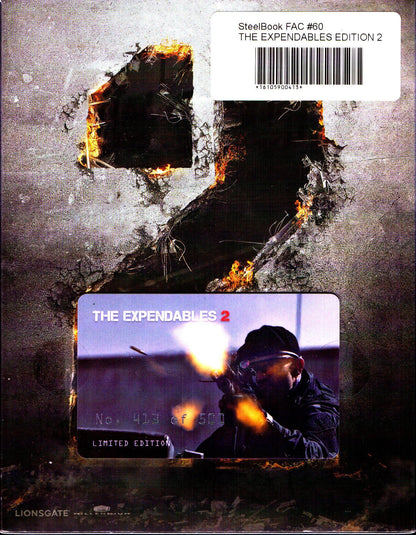 The Expendables 2 Full Slip SteelBook + Lenticular Magnet (2012)(FAC#060)(Czech)