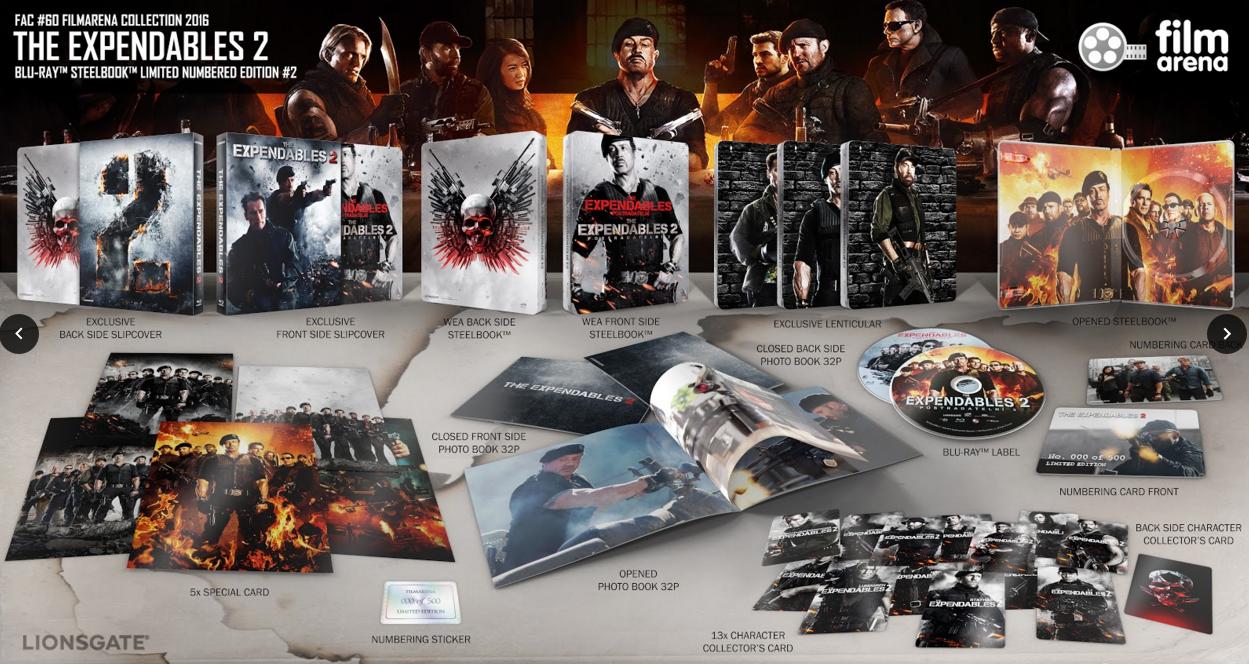 The Expendables 2 Full Slip SteelBook + Lenticular Magnet (2012)(FAC#060)(Czech)