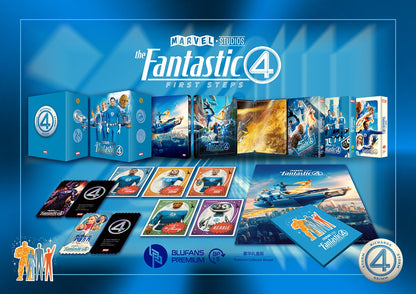 [Pre-Order] The Fantastic 4: First Steps 1-Click SteelBook (2025)(BP#15)(EMPTY)(China)