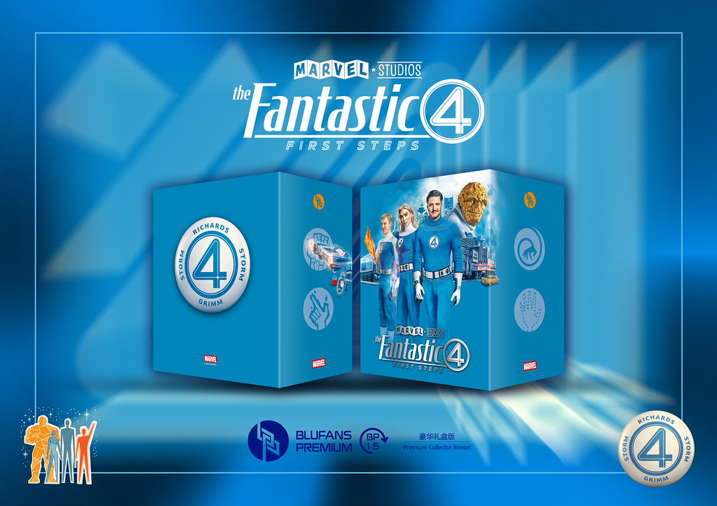 [Pre-Order] The Fantastic 4: First Steps 1-Click SteelBook (2025)(BP#15)(EMPTY)(China)