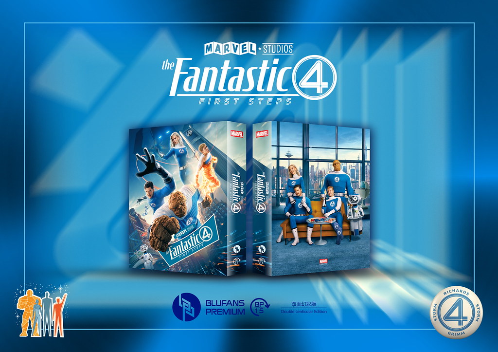 [Pre-Order] The Fantastic 4: First Steps Double Lenticular SteelBook (2025)(BP#15)(EMPTY)(China)