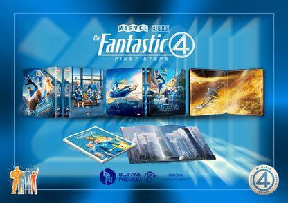 [Pre-Order] The Fantastic 4: First Steps Double Lenticular SteelBook (2025)(BP#15)(EMPTY)(China)