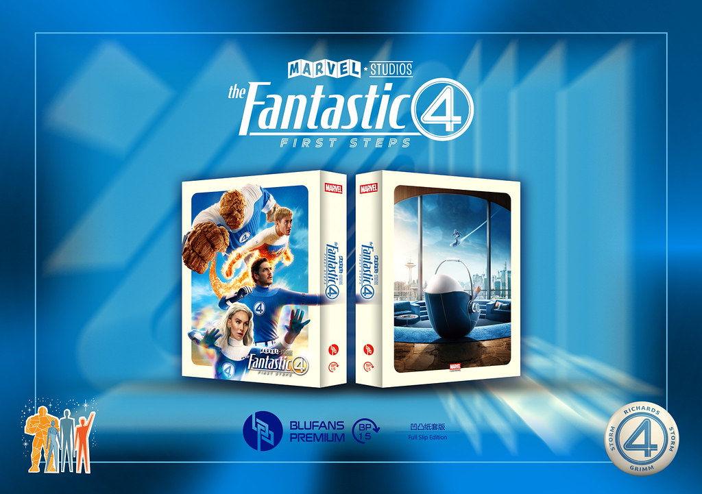 [Pre-Order] The Fantastic 4: First Steps 1-Click SteelBook (2025)(BP#15)(EMPTY)(China)