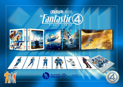 [Pre-Order] The Fantastic 4: First Steps 1-Click SteelBook (2025)(BP#15)(EMPTY)(China)