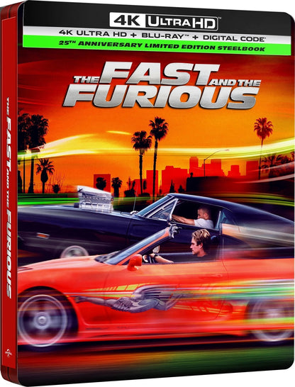 [Pre-Order] The Fast and the Furious 4K SteelBook: 25th Anniversary Edition (2001)