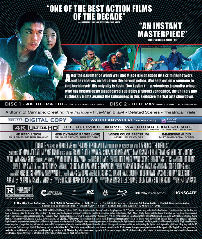 [Pre-Order] The Furious 4K (2025)(Exclusive)