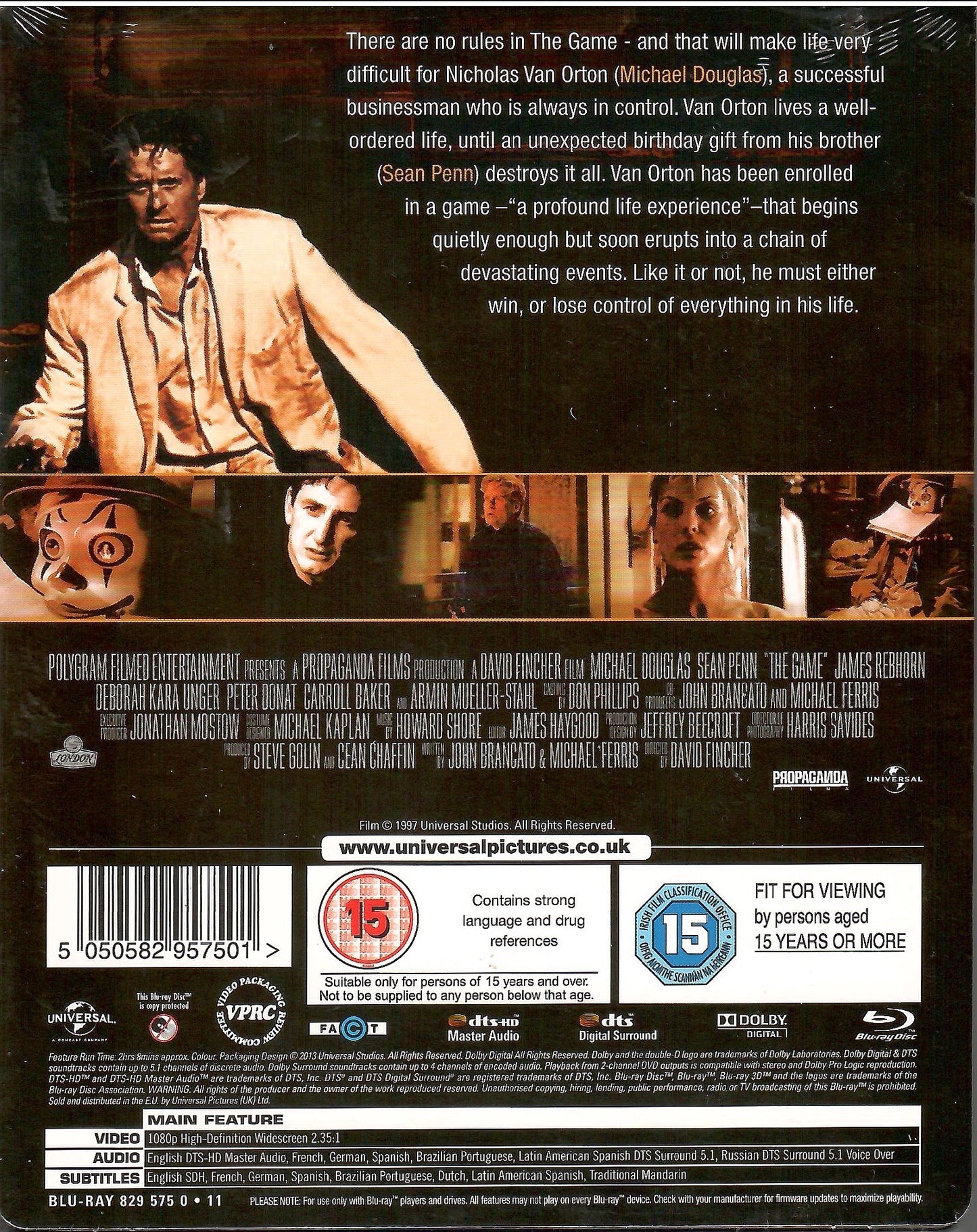 The Game SteelBook (1997)(UK)