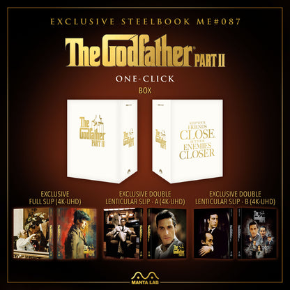 The Godfather: Part II 4K 1-Click SteelBook (1974)(ME#87)(Hong Kong)