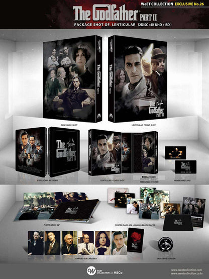 The Godfather Trilogy 4K 1-Click SteelBook + Lenticular Magnet (WCE#25-27)(Korea)