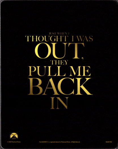 The Godfather Coda: The Death of Michael Corleone - Part III 4K SteelBook (1990)