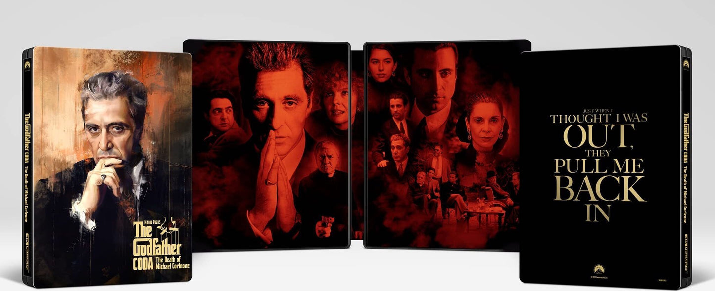 The Godfather Coda: The Death of Michael Corleone - Part III 4K SteelBook (1990)