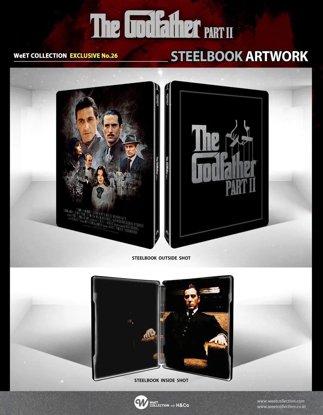 The Godfather: Part II 4K Lenticular SteelBook (1974)(WCE#26)(Korea)