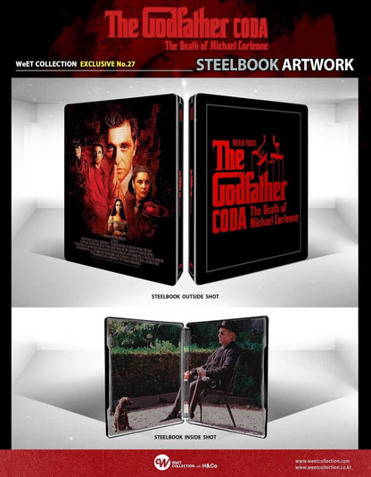 The Godfather Coda: The Death of Michael Corleone - Part III 4K Lenticular SteelBook (1990)(WCE#27)(Korea)