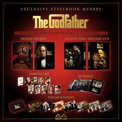 The Godfather 4K Double Lenticular B SteelBook (1972)(ME#86)(Hong Kong)