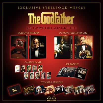 The Godfather 4K Full Slip SteelBook (1972)(ME#86)(Hong Kong)