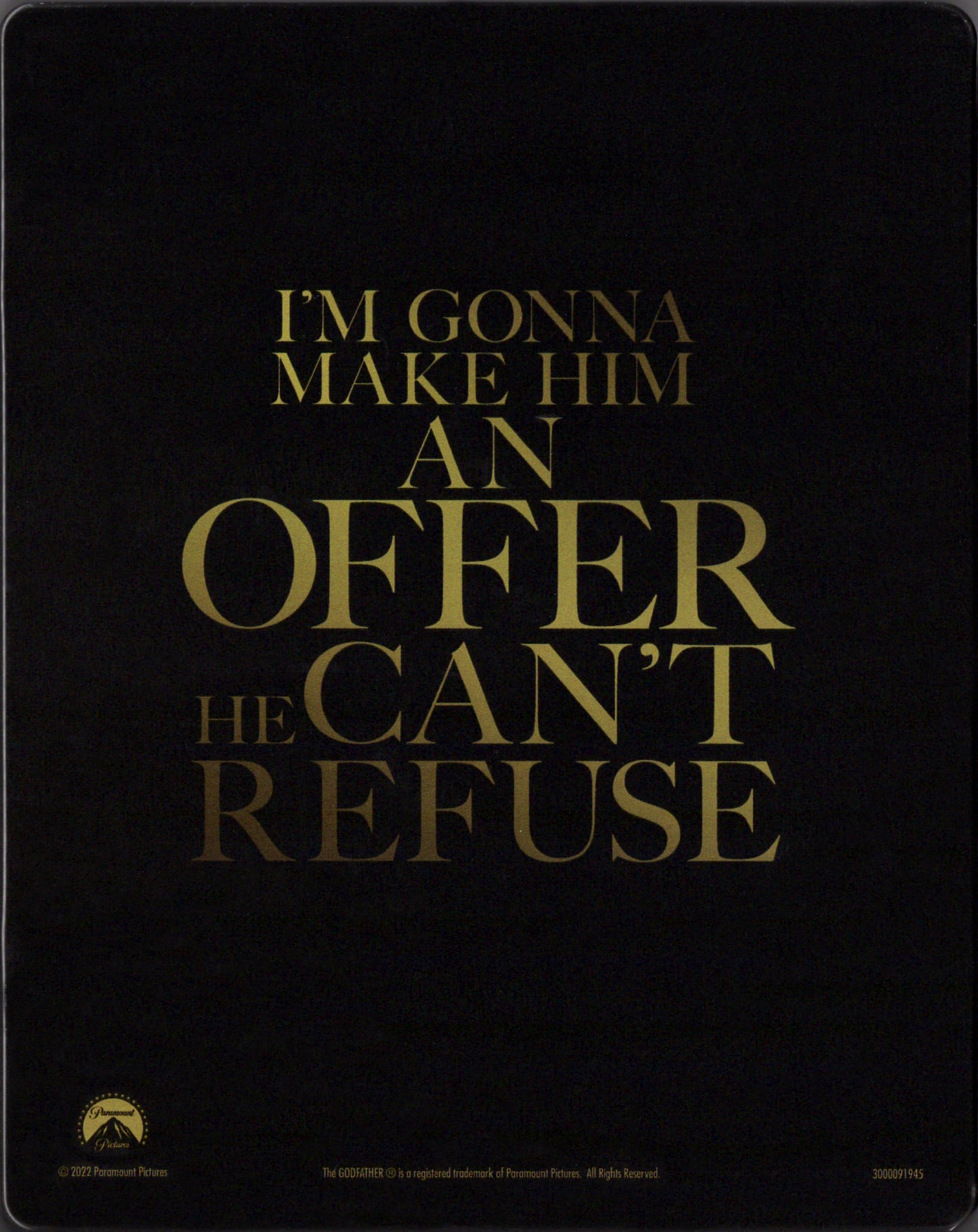 The Godfather 4K SteelBook (1972)