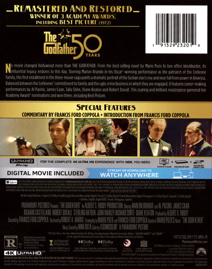 The Godfather 4K SteelBook (1972)