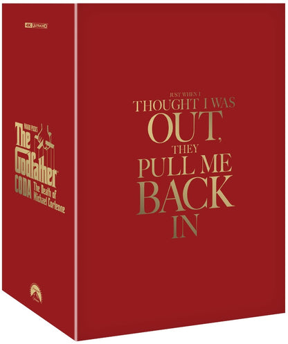 The Godfather Coda: The Death of Michael Corleone - Part III 4K 1-Click SteelBook (1990)(ME#88)(Hong Kong)(EMPTY)(Slip Box)