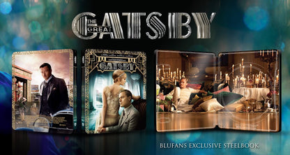 The Great Gatsby 4K Double Lenticular SteelBook (2-Disc Set)(2013)(Blufans #51)(China)