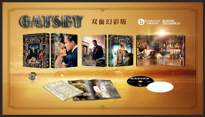 The Great Gatsby 4K Double Lenticular SteelBook (From 1-Click)(2013)(Blufans #51)(China)