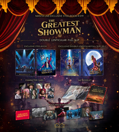 The Greatest Showman Double Lenticular SteelBook (ME#19)(Hong Kong)