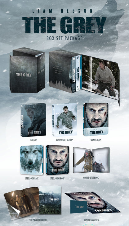 The Grey 1-Click SteelBook (2012)(NE#16)(Korea)