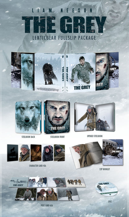 The Grey 1-Click SteelBook (2012)(NE#16)(Korea)