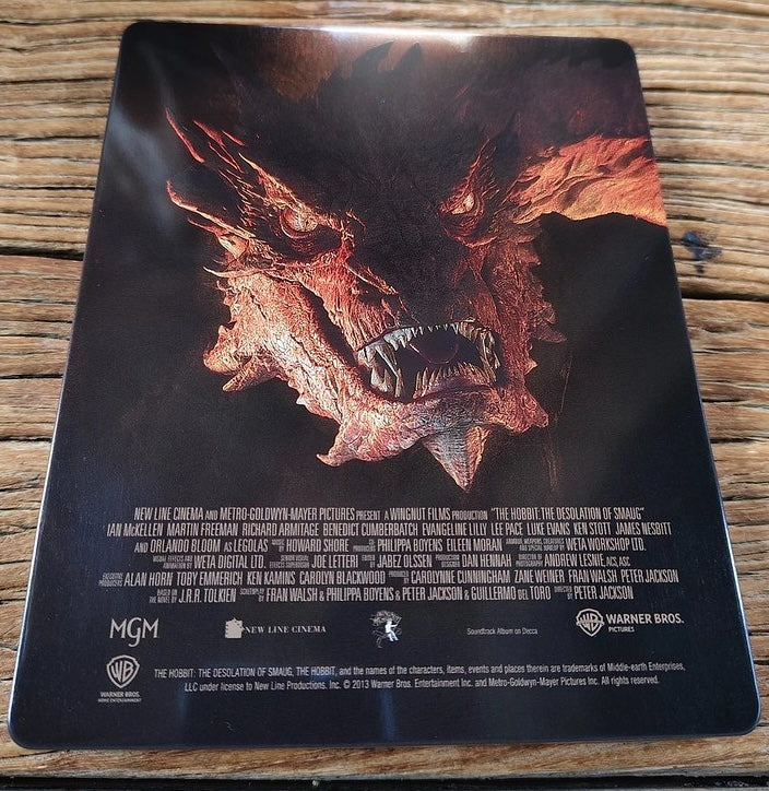 The Hobbit: The Desolation of Smaug 4K Double Lenticular SteelBook - Extended Edition (Blufans#104)(China)