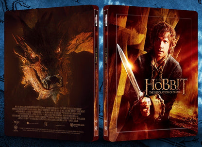 The Hobbit: The Desolation of Smaug 4K 1-Click SteelBook - Extended Edition (Blufans#104)(China)