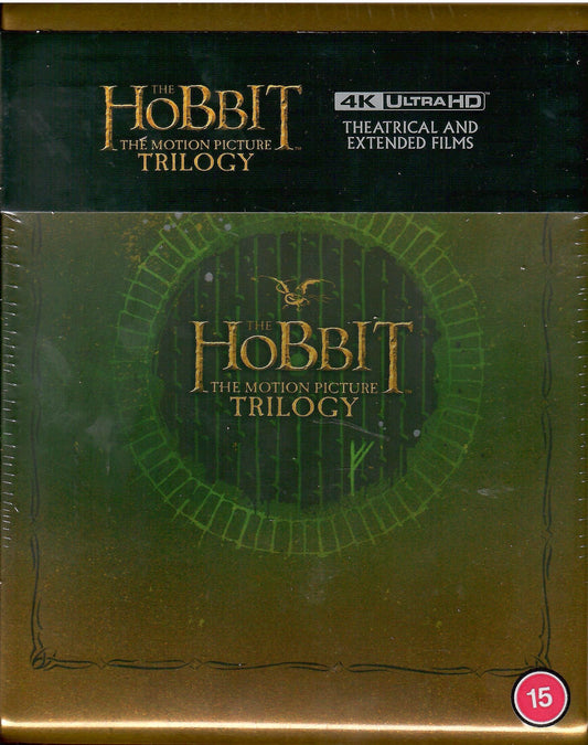 The Hobbit 4K: The Motion Picture Trilogy 1-Click SteelBook - Extended Edition (UK)