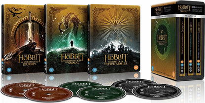 The Hobbit 4K: The Motion Picture Trilogy 1-Click SteelBook - Extended Edition (UK)