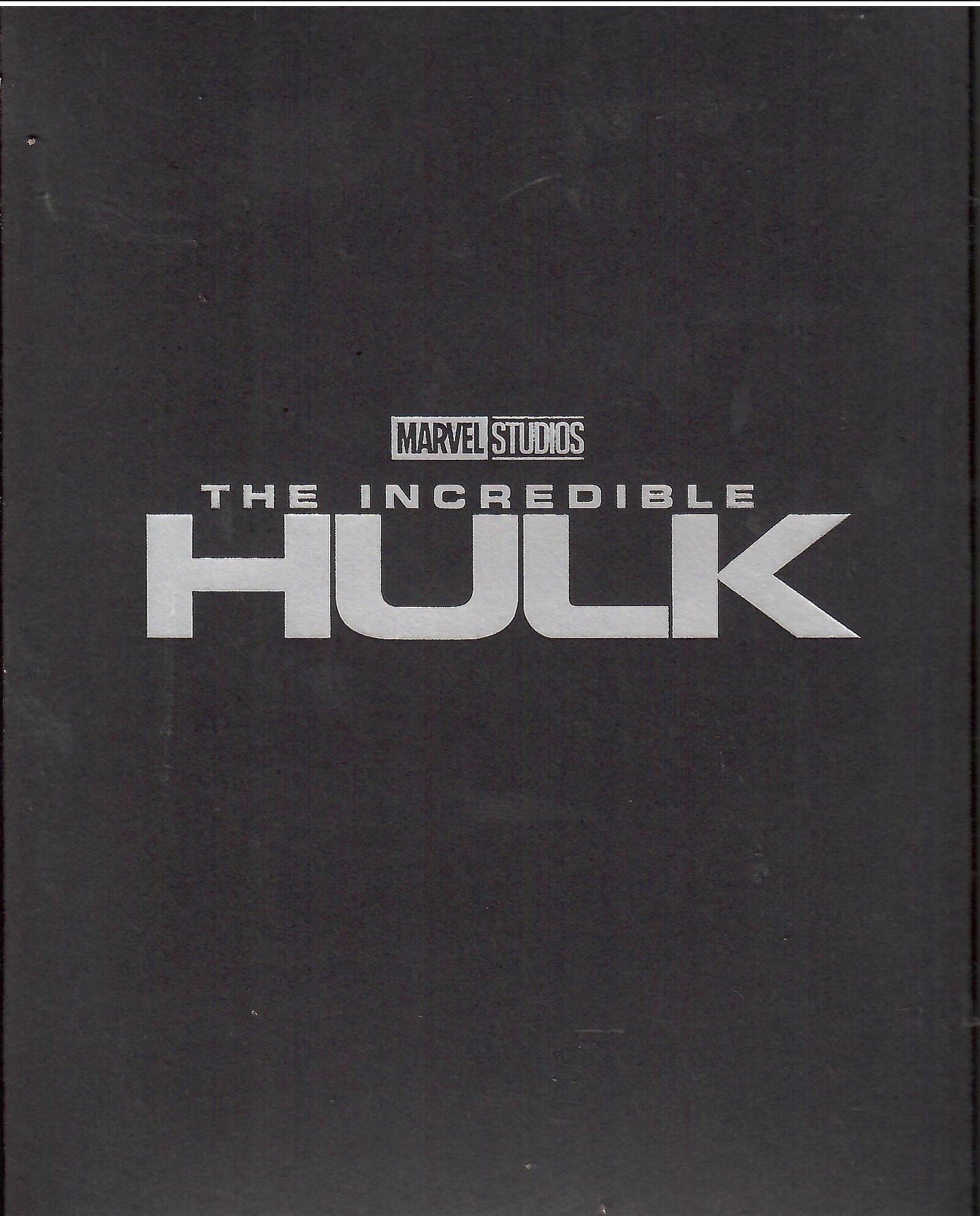 The Incredible Hulk 4K 1-Click SteelBook (#30)(China)(EMPTY)(Slip Box)