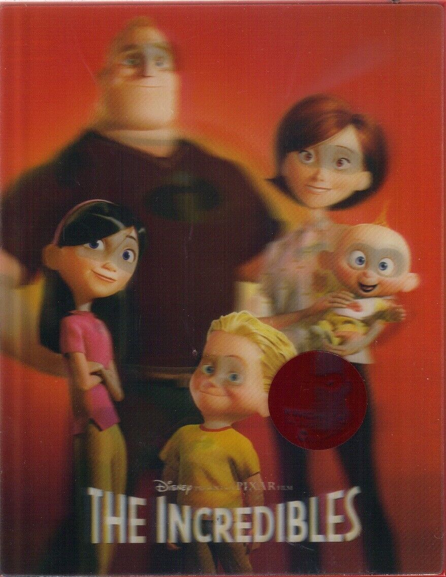 The Incredibles Lenticular B2 SteelBook (2004)(KE#36)(Korea)