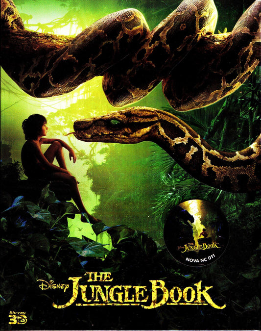 The Jungle Book 3D Full Slip A SteelBook (2016)(NC#11)(Korea)