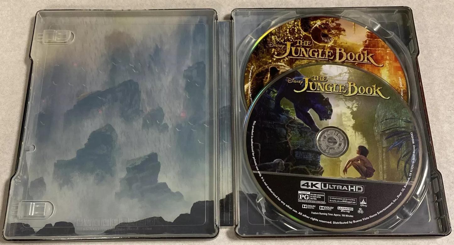 The Jungle Book 4K SteelBook (2016)(Exclusive)