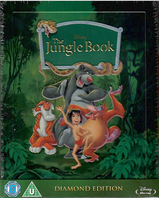 The Jungle Book SteelBook: The Disney Collection #2 (1967)(UK)