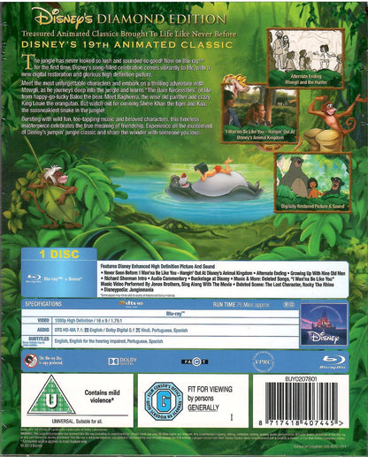The Jungle Book SteelBook: The Disney Collection #2 (1967)(UK)