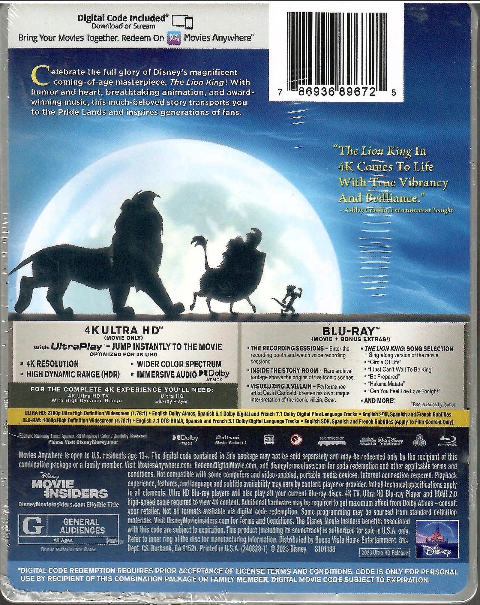 Lion king 1080p on sale stream