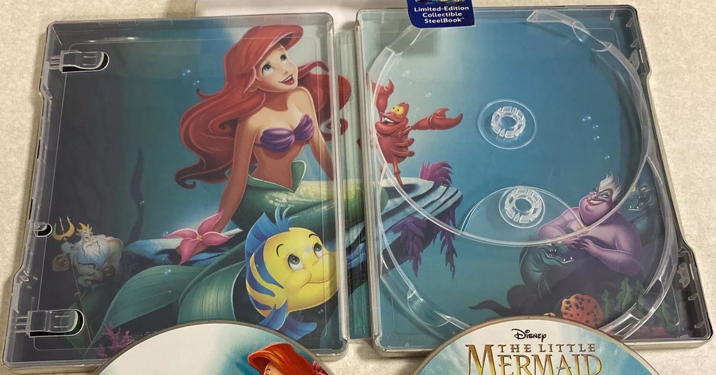 The Little Mermaid 4K SteelBook: Disney 100th Anniversary Edition (1989)(Exclusive)