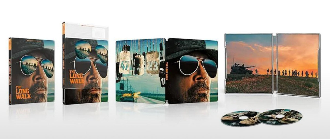 The Long Walk 4K SteelBook (2025)(Exclusive) – Blurays For Everyone