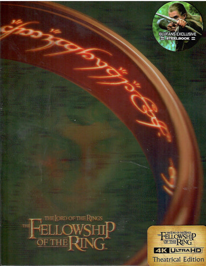 The Lord of the Rings: The Fellowship of the Ring 4K Lenticular SteelBook (#100)(China)