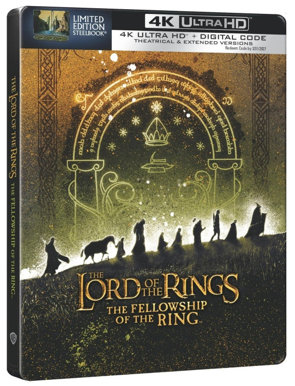 The Lord of the Rings: The Fellowship of the Ring 4K SteelBook - Extended Edition (Exclusive)