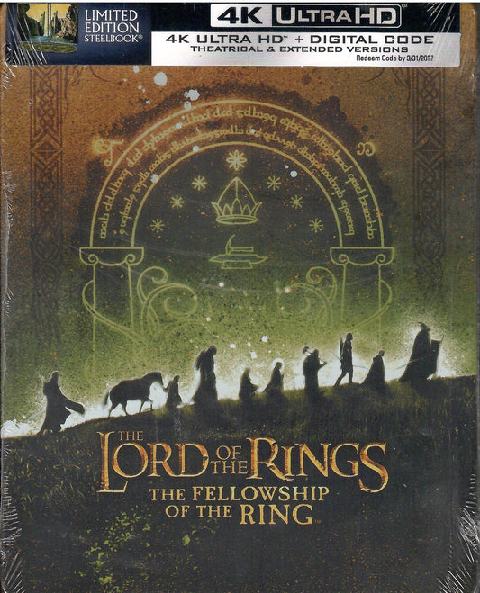 The Lord of the Rings: The Fellowship of the Ring 4K SteelBook - Extended Edition (Exclusive)