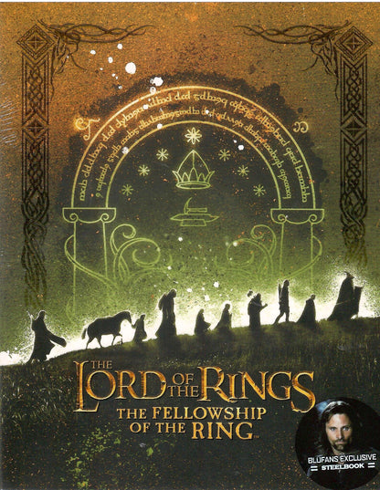 The Lord of the Rings: The Fellowship of the Ring 4K 1-Click SteelBook - Extended Edition (#100)(China)