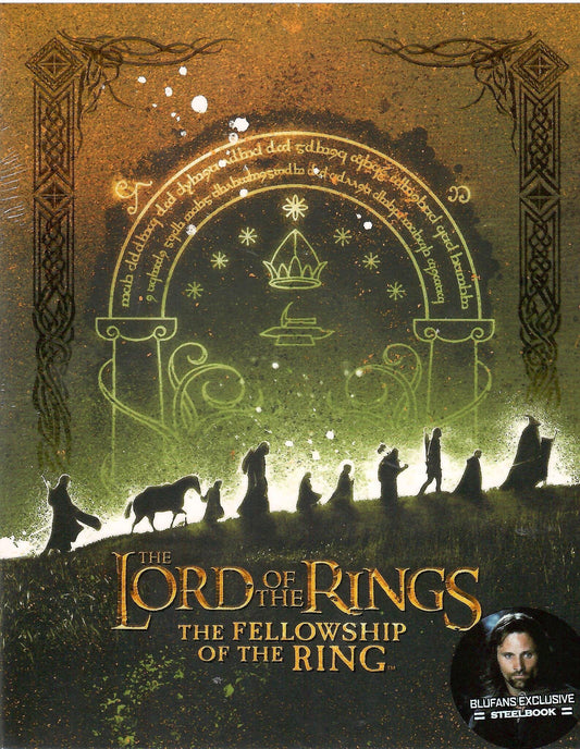 The Lord of the Rings: The Fellowship of the Ring Full Slip SteelBook - Extended Edition (Blufans#100)(China)
