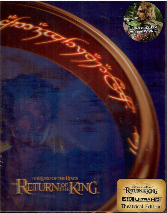 The Lord of the Rings: The Return of the King 4K Lenticular SteelBook (Blufans#102)(China)