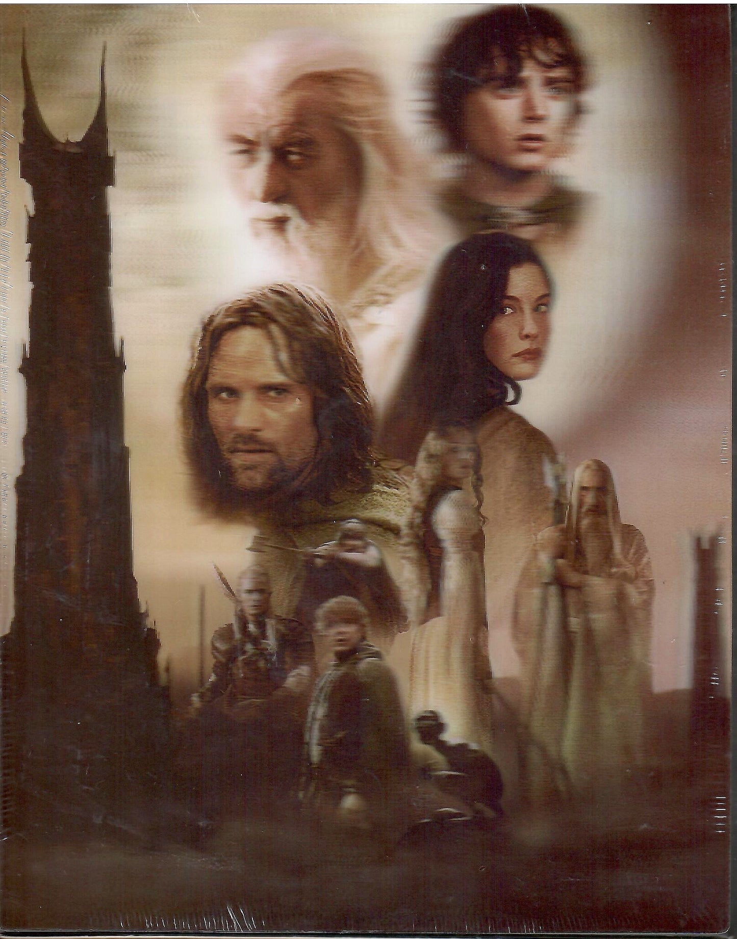 The Lord of the Rings: The Two Towers 4K Double Lenticular SteelBook - Theatrical Edition (Blufans#101)(China)