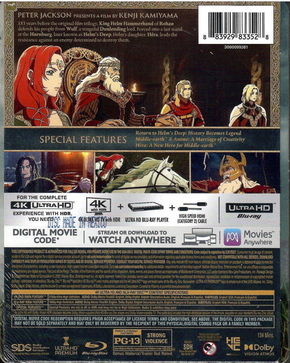 The Lord of the Rings: The War of the Rohirrim 4K SteelBook