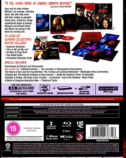 The Lost Boys 4K Full Slip SteelBook: Ultimate Edition (UK)